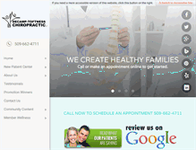 Tablet Screenshot of decamptoftnesschiropractic.com